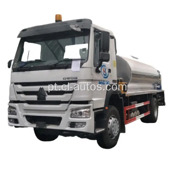 Sinotruk Howo 4x2 6 wheeler 10cbm 10000liters asfalt distribuidor caminhão
